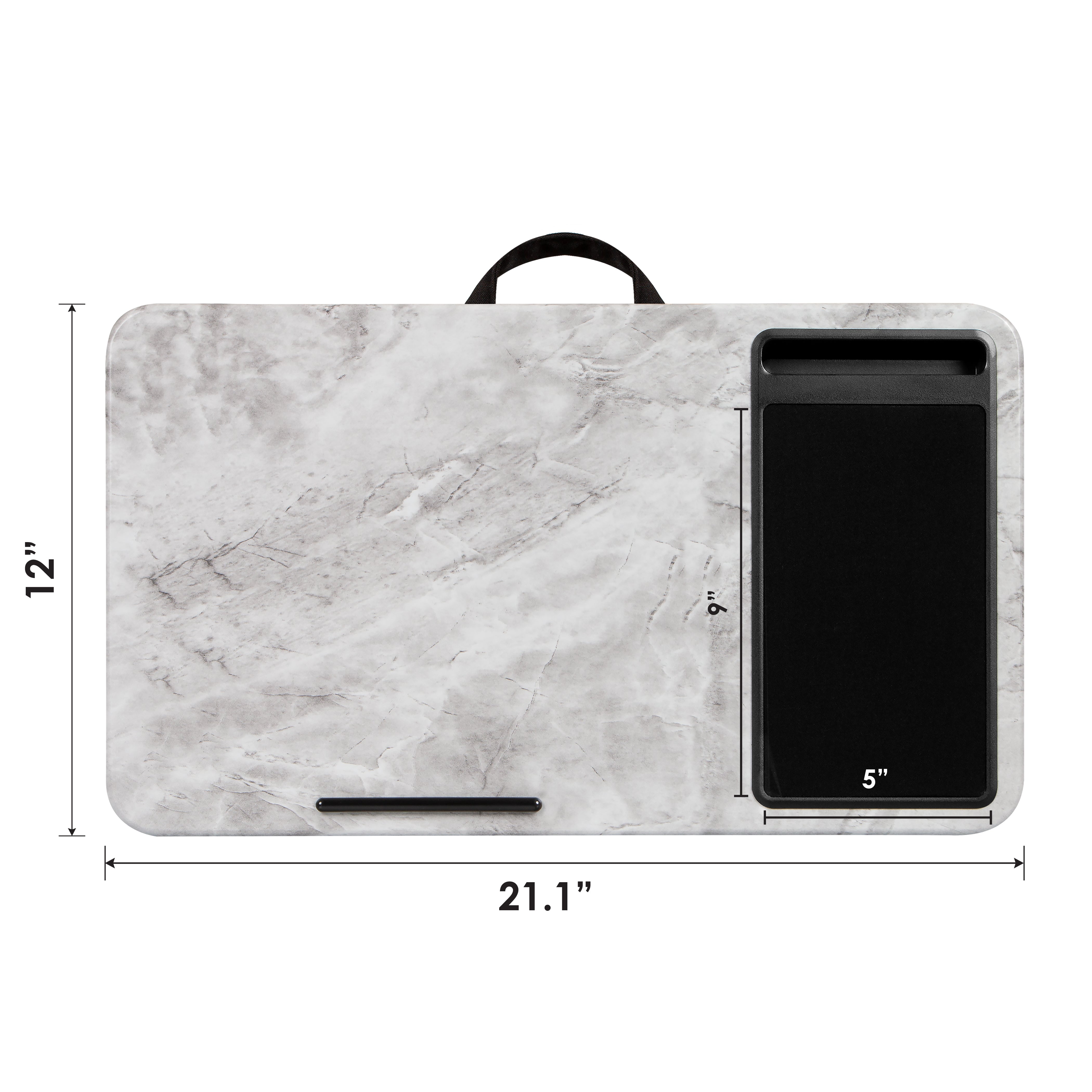 LapGear Home Office Lap Desk White Marble Walmart
