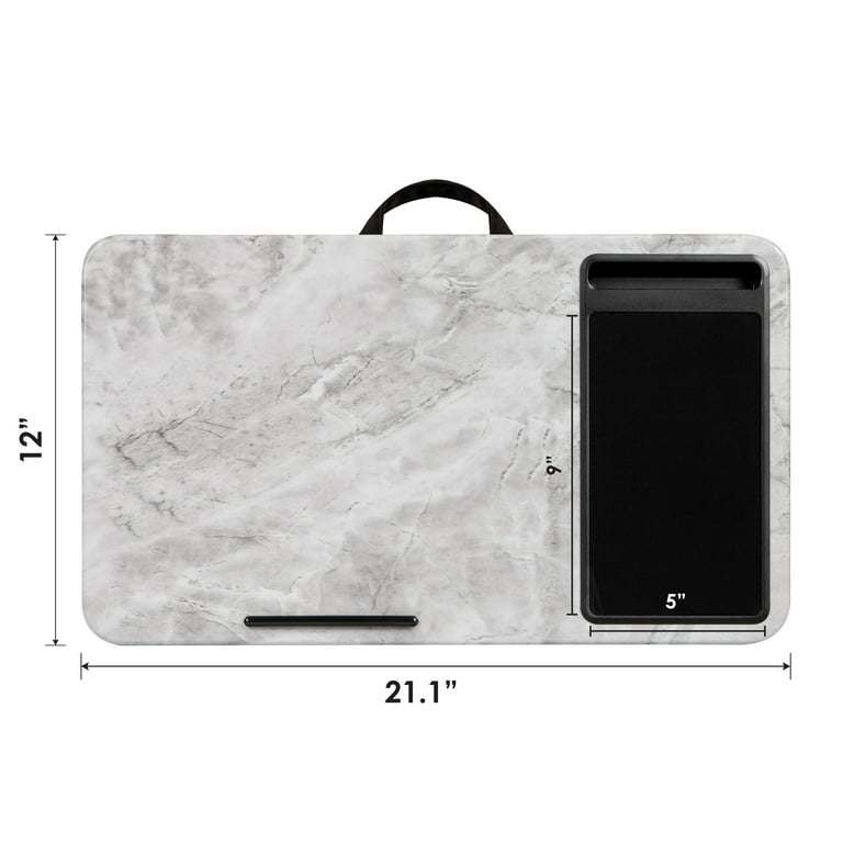 Lapgear Home Office Lap Desk - White Marble