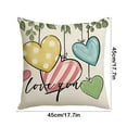 thumbnail image 4 of Cheapark Valentine's Day Romantic Printed Pillow Cushion - Soft Comfortable Linen Set for Sofa Bedside Window, Love-Themed Design, Thoughtful Gift for Girlfriend to Enhance Coziness, 4 of 6