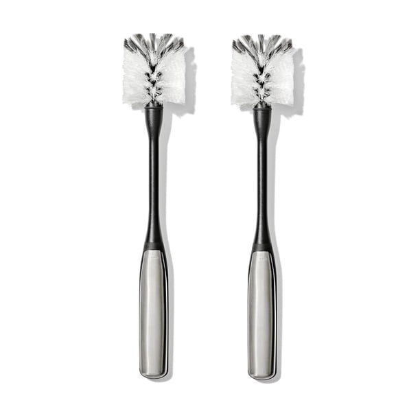 Pack de 2 Cepillos para Botellas OXO de Acero con Cabeza Reemplazable