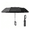 Black, variant on Inverted Umbrella with Carabiner Handle, Compact Wind Proof Umbrellas For Rain and Sun Protection, Portable Reverse Folding Umbrella, Car Umbrella for Women Men, 10 Ribs
