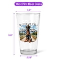 thumbnail image 5 of Welcome Fall Western Cowboy Doberman Pinscher Enjoys Majestic Autumn 16oz Pint Beer Glass Mug Doberman Dog Lover Gifts Beer Glasses Cup - 01007, 5 of 5