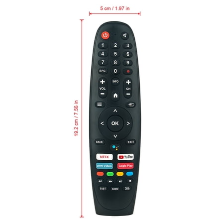 Voice Replacement Remote Control, Fit for Televisión TD Systems 24"Smart TV TD Systems/SANSUI TV EC32V2HA EC40V2FA
