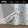 thumbnail image 4 of Eclipse Dutchess Botanical 100% Blackout Lined Curtains, Sheer Grommet (1 panel), 84" long x 50" wide, Marine, 4 of 10