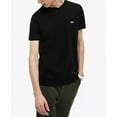 thumbnail image 3 of Lacoste Mens Crew Neck Pima Cotton Jersey T-shirt Black TH6709 031, 3 of 4