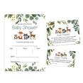 thumbnail image 6 of Inkdotpot Set Of 30AnimalsBaby Shower Invitations-Diaper Raffle Tickets And Baby Shower Book Request Cards-Gender Neutral Invites-Its A Boy-Its A Girl, 6 of 8