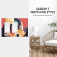 thumbnail image 5 of City Illustration Switch Cover Decorative Wall Plate 3-Gang 2-Decor 1-Toggle Standard Size, 5 of 5