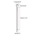 thumbnail image 2 of Split Cotter Pins, 8mm x 120mm 304 Stainless Steel Clip Fastener Fitting 8Pack, 2 of 5