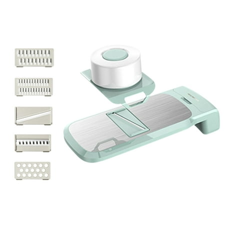 Kugisaki Mandoline Slicer for Kitchen Adjustable Stainless Steel Vegetables Grater for Vegetables Fruit with 5 Adjustable Blade