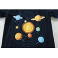 thumbnail image 5 of DDSOL Boy Pajamas Short Sleeves Solar System Graphic Cotton Sleepwear 2-Pieces Navy Blue 6T, 5 of 7