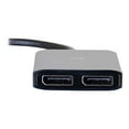 thumbnail image 4 of C2G 4K DisplayPort vers Double DisplayPort MST Hub - DisplayPort 1.2 vers DisplayPort Splitter - M/F - Splitter Vidéo/audio - 2 x DisplayPort - Bureau, 4 of 5