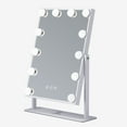 thumbnail image 5 of Fenchilin Vanity Makeup Mirror with Lights Metal Tabletop White 14.5" x 18.5", 5 of 14