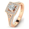 thumbnail image 2 of 1.00 Carat TW Women's Diamond Engagement rings in 10k Rose Gold (G-H, I1), 2 of 5