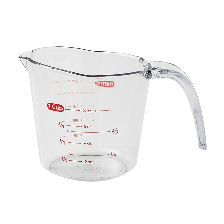 WebstaurantStore 1 Cup Clear Plastic Measuring Cup