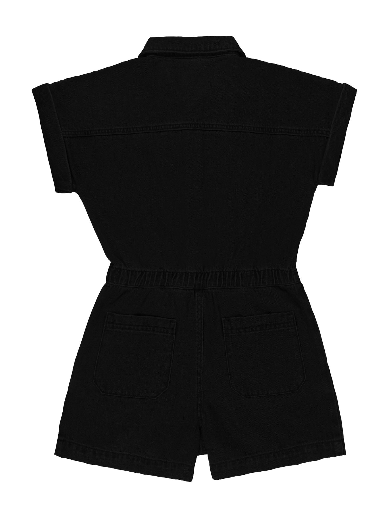 Wonder Nation Girls Denim Romper, Sizes 4-18