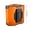 Orange, variant on Honmine Wearable Waist Fan, Portable Personal Air Cooler with LED Display, Rechargeable Clip on Fan for Outdoor Work, Hiking, Camping