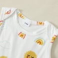 Actgleam Infant Summer Sleeveless Romper 3Pack Baby Onesies Snap