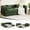 Green, variant on GAOHAPY 80" Convertible Sleeper Sofa Bed, Corduroy Foldable Futon Couch with Pillows, No Assembly Sofa for Living Room Small Spaces Apartment ,Dark Grey