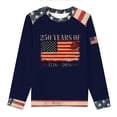thumbnail image 3 of Kaondbfi 250th Anniversary USA T Shirts for Women Fashion American Flag Patriotic Pullover Tops Womens Casual Loose Shackets, 3 of 4