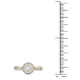 thumbnail image 4 of Imperial 1/3Ct TDW Diamond 10k Yellow Gold Halo Engagement Ring (H-I, I2), 4 of 4