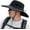 Black, variant on Mens Sun Hat Summer Outdoor UPF50+ UV Protection Waterproof Wide Brim Bucket Hats Foldable Boonie Cap for Fishing Hiking Garden Beach Safari Gray