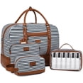 thumbnail image 1 of Weekender Bags Wogarl para mujer, bolsa de viaje grande, azul, 1 of 8