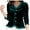 Green, variant on Kovlvoll Womens Blouses Dressy Casual Long Sleeve V Neck Button up Shirts Fashion Golden Velvet Tops