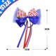 thumbnail image 2 of 4 lazos para el pelo con purpurina de la bandera de Estados Unidos del 4 de julio, horquillas para el pelo con lazos para el pelo de animadoras patrióticas con elástico para el pelo,, 2 of 7