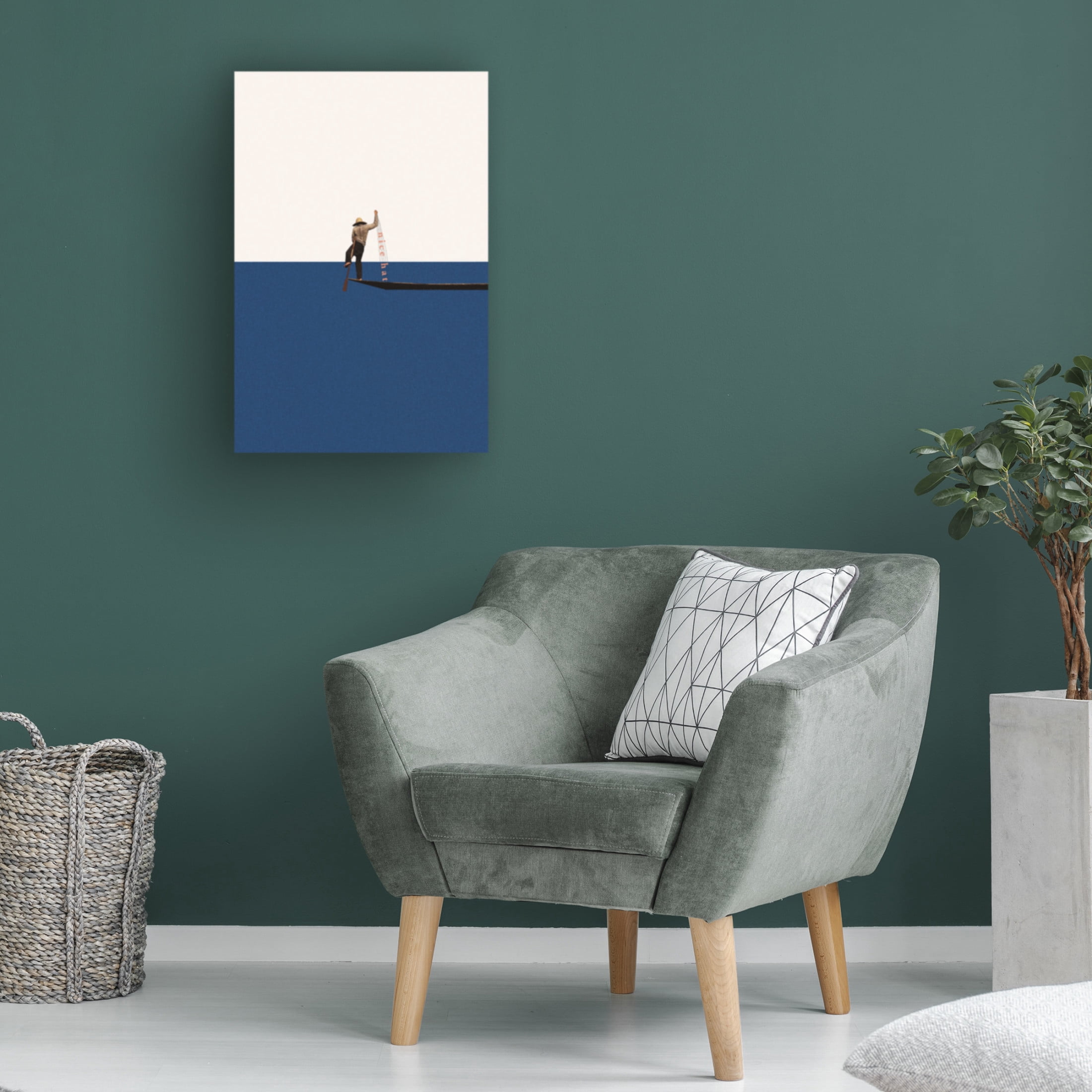 Trademark Fine Art Maarten Leon Fishing For Compliments Canvas Wall Art