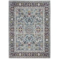 thumbnail image 2 of Nourison Global Vintage Traditional Persian Teal/Multicolor 5'3" x 7'6" Area Rug, (5' x 8'), 2 of 8