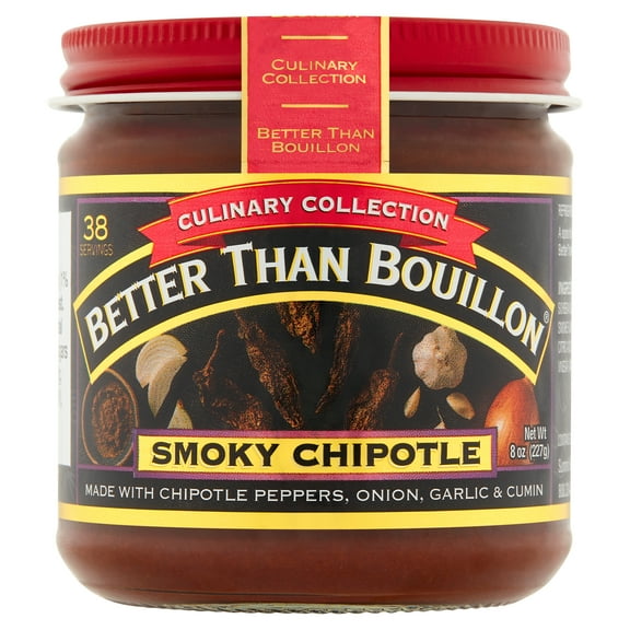 Better Than Bouillon Culinary Collection Smoky Chipotle Base, Shelf-Stable, 8 oz Jar