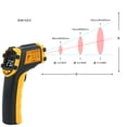 thumbnail image 7 of SMART SENSOR -50～390℃ 12:1 Portable Handheld Digital Non- IR Infrared Tester Pyrometer Industrial Infrared Color LCD Display Centigrade Fahrenheit (NOT for Humans), 7 of 7
