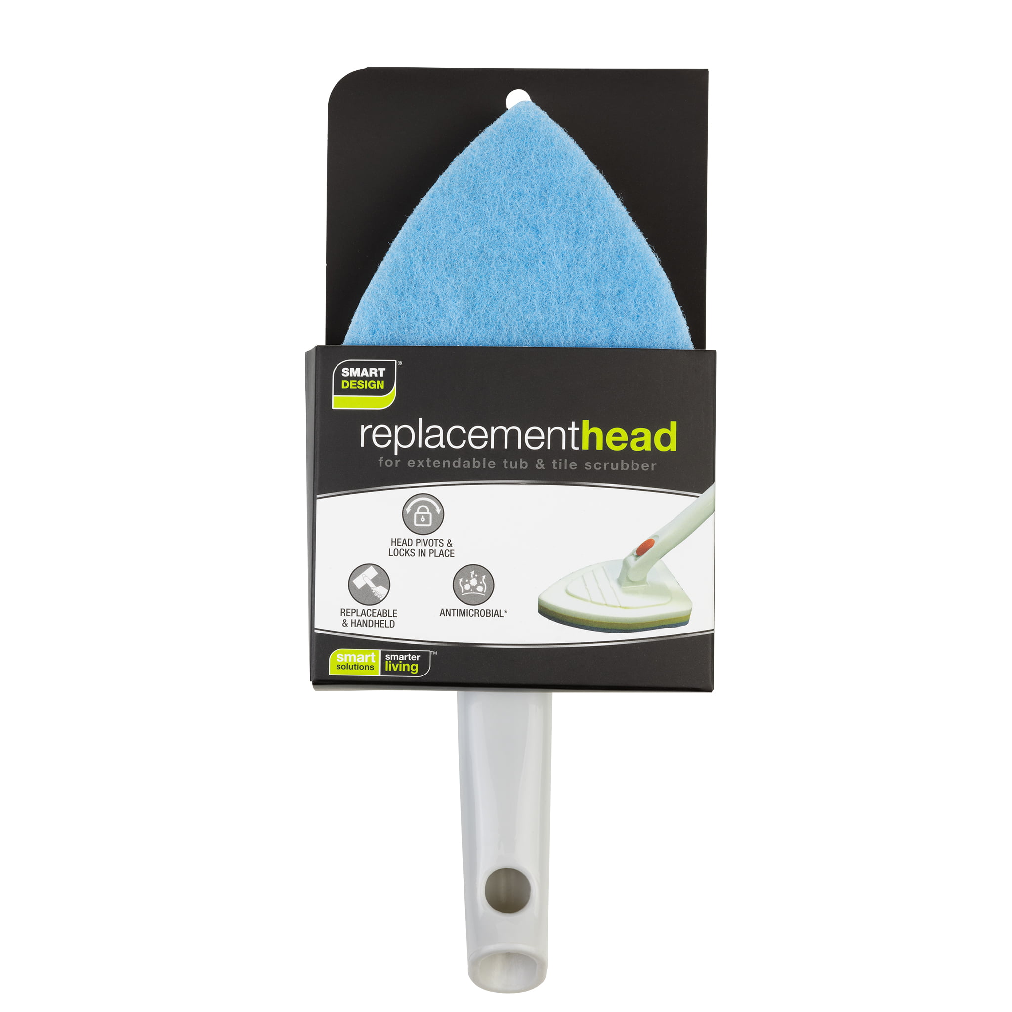 Extendable Tub and Tile Scrubber | Smart Design Cleaning Teal
