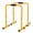Yellow, variant on Unbranded Adjustable Heavy Duty Dip Stand with Foam Handles, 400 lb Max Load