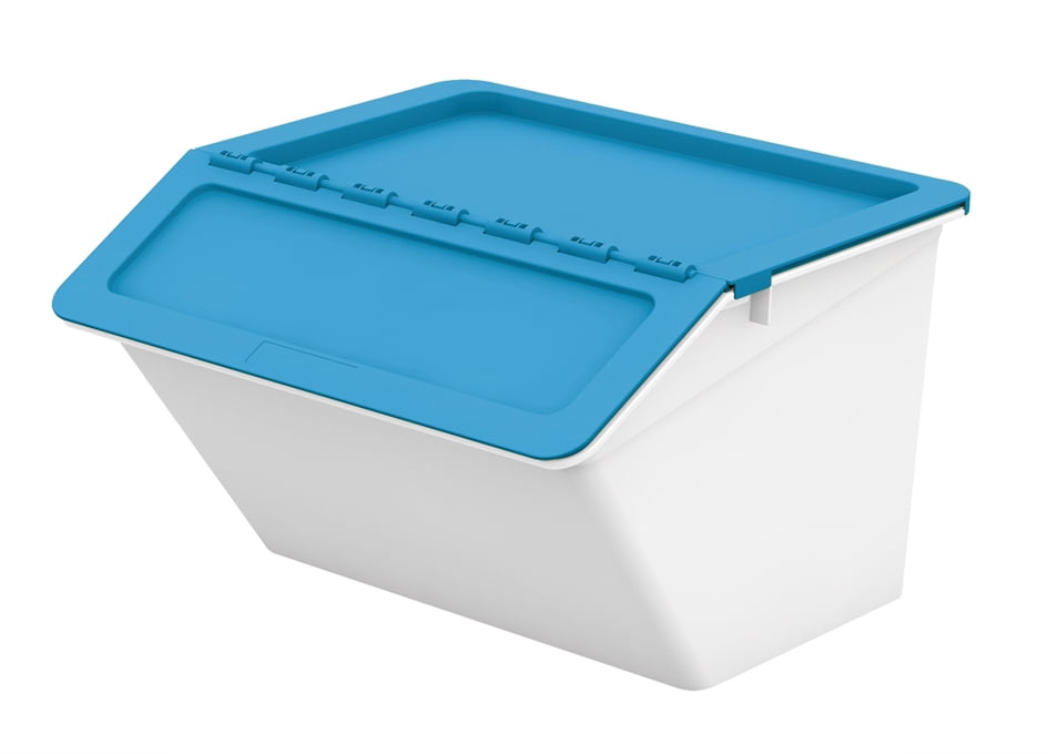 livinbox 6PCS PP Plastic Pelican Stackable Storage Bins Cubes