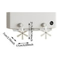 thumbnail image 2 of Soft Blowing AC Deflector 6 Non Drip Design Adjustable Direction Quiet Bearing No Power Needed Strong Suction Cup Cool Air Without Direct Blow, 2 of 3