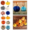 thumbnail image 4 of Décoration de Citrouille en Flanelle Simulation Halloween Citrouille en Tissu Coloré, 4 of 10
