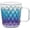 Blue, variant on 2 pcs Peacock Feather Pattern Glass Cup Household Water Cup Stylish Coffee Drinking Glass For Daily Home Dining Use