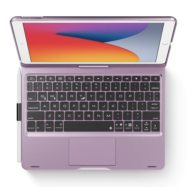 Funda con teclado edaiser Swivel para iPad 10.2 pulgadas (9.ª, 8.ª generación)