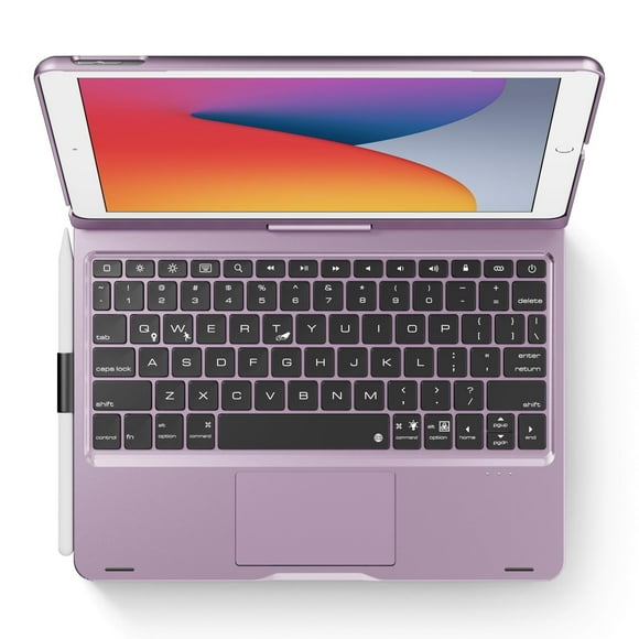 Funda con teclado edaiser Swivel para iPad 10.2 pulgadas (9.ª, 8.ª generación)
