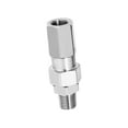 thumbnail image 2 of simhoa Pressure Washer Adapter Accessories Pipe Steel Gauge Quick Connect NPT Joint 6.4mm to 6.4mm, 2 of 9