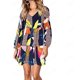 thumbnail image 1 of Vestidos de verano para mujer Flowy Túnica Mini vestido de manga corta con cuello en V Swing Dress XL TUNC Sencillez, 1 of 5
