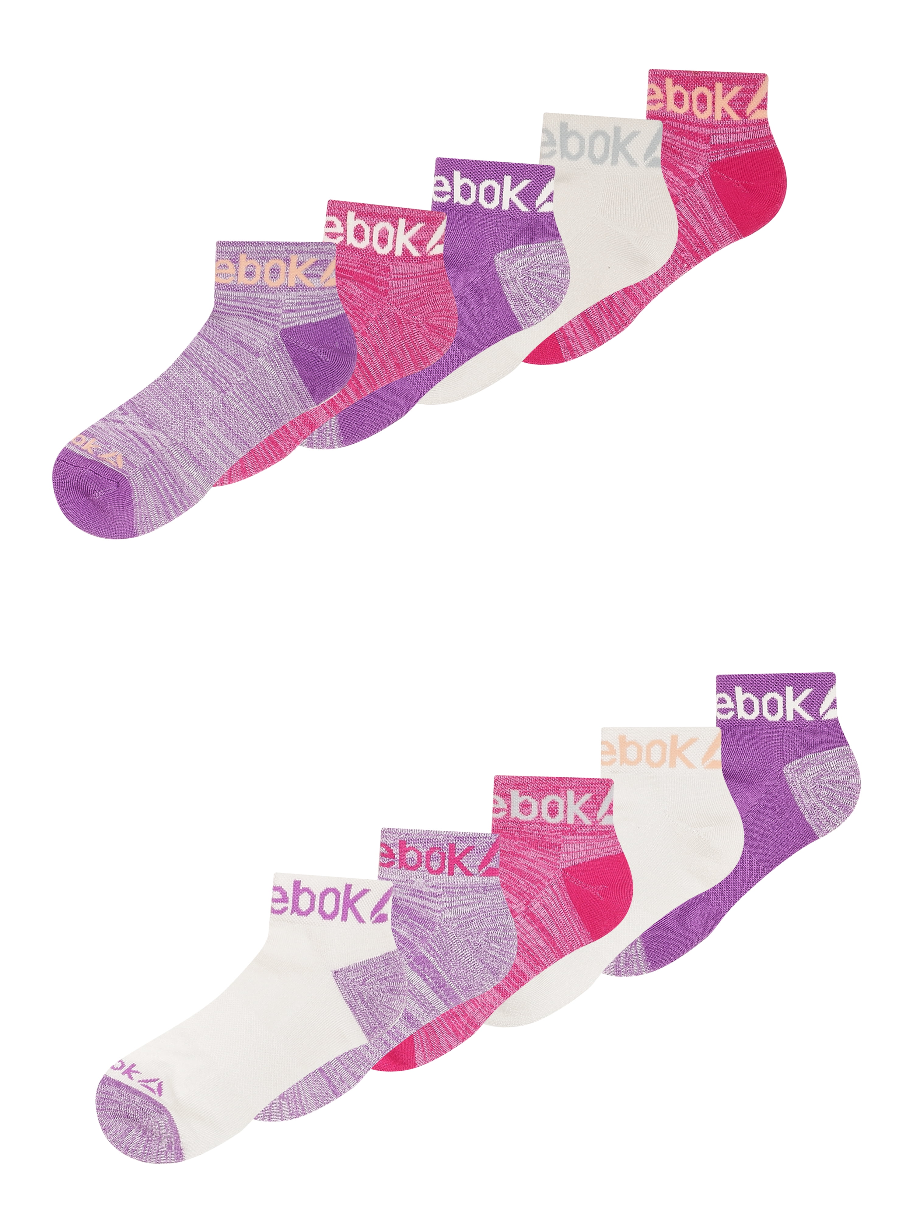 Reebok Women's Pro Series Cushion Ankle Socks, 10-Pack