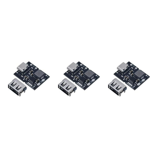 Guardoinrt Mini Battery Charger Module 5V Type-C Charge Board Travel Charging Part Replacement Electronic Accessory 4.35V 3Set