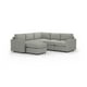 thumbnail image 1 of Sala Seccional Modular Esquinera Adapti 5 Plazas + Otomano | Gris Niebla, 1 of 8