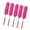 Rose red, variant on DICEWEN Telescopic Bendable Feathered Fiber Duster Cobwebs Corner Cleaning Brush for Ceiling Shelves Furniture Cleaner Tool