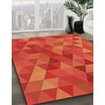 thumbnail image 2 of Ahgly Company Indoor Rectangle Patterned Orange Red Orange Area Rugs, 8' x 12', 2 of 6
