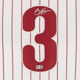 thumbnail image 3 of Framed Bryce Harper Philadelphia Phillies Autographed White Replica Jersey - Fanatics Authentic Certified, 3 of 3