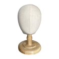 thumbnail image 3 of lionlar Tête de Mannequin Debout Professionnelle Base en Bois Robuste Modèle de Tête d'Enfant Polyvalent, 3 of 9