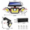 thumbnail image 2 of Alcachofa de Ducha Lámpara Solar Exterior Ultra Potente 83LED con Detector de Movimiento, IP65 W, 2 of 2